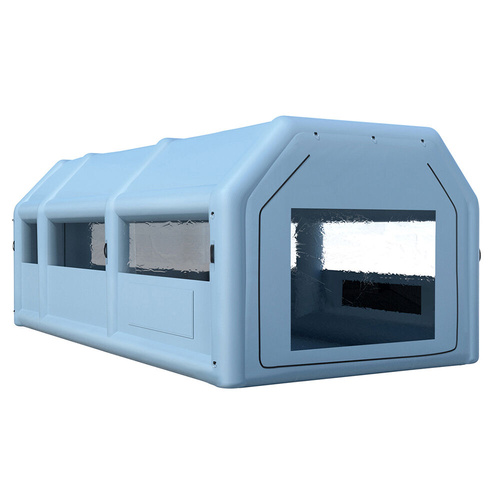 Inflatable Spray Booth Car Paint Tent Filter System 2 Blowers