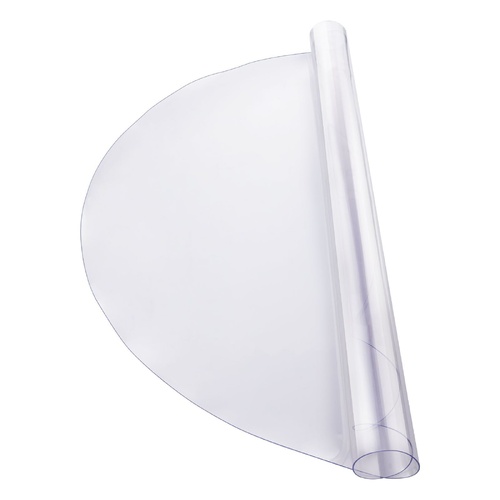 VEVOR Plastic Table Cover, 2.0 mm Thick Clear Table Protector, Round PVC Desk Mat, Waterproof & Easy Cleaning Desk Pad Tablecloth,