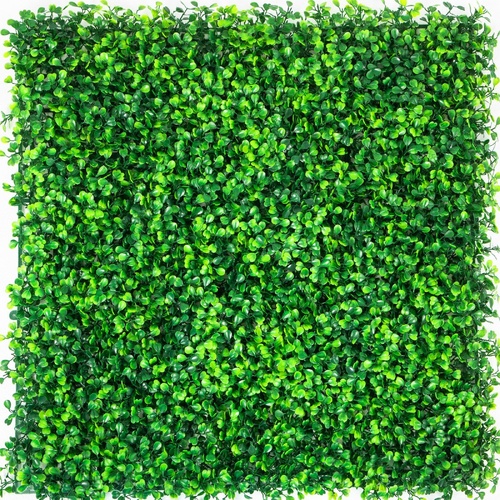 VEVOR Artificial Boxwood Panels, 20"x20" Boxwood Hedge Wall Panels, PE Artificial Grass Backdrop Wall 1.6"", Privacy Hedge Screen for Decoratio