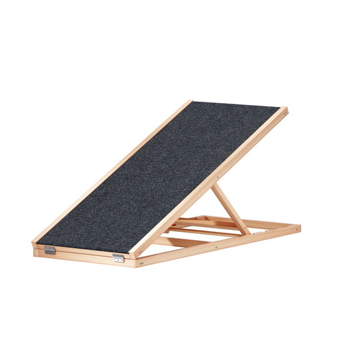 Dog Ramp Adjustable Height Wooden Steps Stairs For Bed Sofa Car Foldable