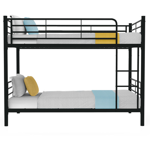 Kingston Slumber 2in1 Metal Bunk Bed Frame Modular Design Matte