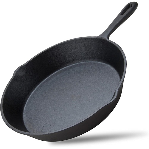 Cast Iron Skillet Cookware Chef Quality Pre Seasoned Pan Pans