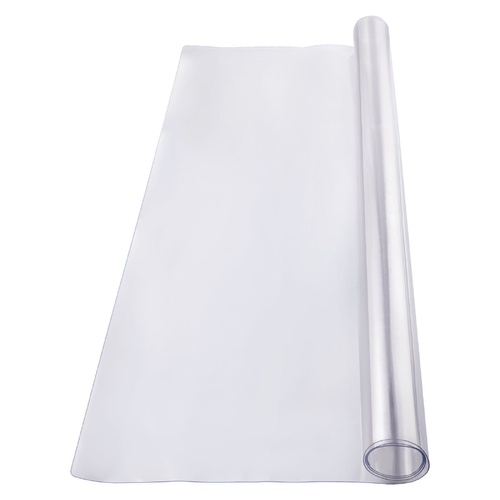 VEVOR Plastic Table Cover Thick Table Protector Square PVC Desk Mat Waterproof & Easy Cleaning Desk Pad Tablecloth O 54 by 54 Inch Clear