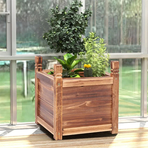 Raised Garden Bed Wooden Planter Box