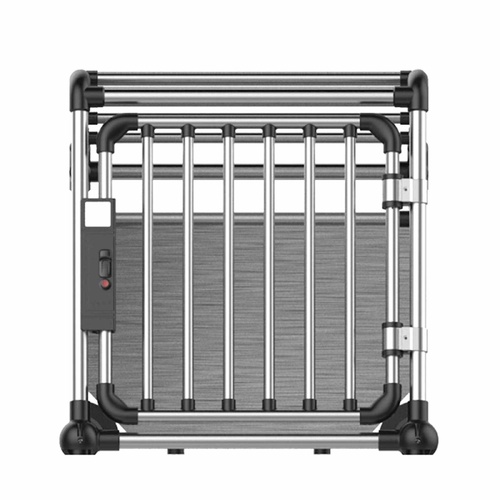 Aluminium Dog Travel Crate Pet Car Transport Cage Kennel Box