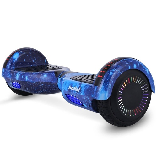 Bullet Sx 2000 Hoverboard Scooter 500W Brushless Superior Self Balancing System Ul Certified LED