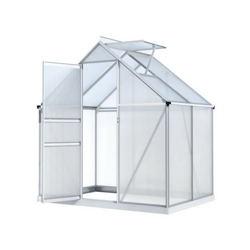 Fingers Greenhouse Aluminium Polycarbonate Premium Garden Storage Shed