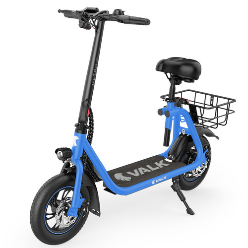 Valk Electric Scooter Seat Disc Brakes Tyres Motorised Escooter Adults Teens Commuter