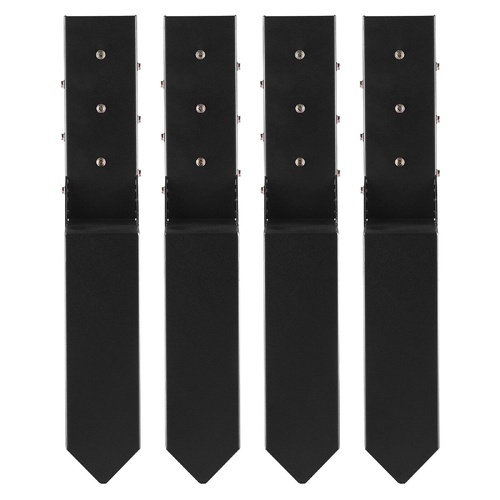 Fence Post Anchor Repair Kit Inner Diameter Heavy Duty Steel Fence Post Support Stakes Anchor Ground Spike
