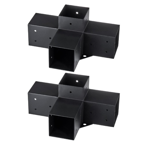VEVOR Pergola Bracket Kit 3 Way Heavy Duty Corner Bracket Woodworks DIY Post Base