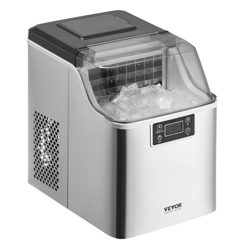 Vevor Portable Countertop Ice Maker 24H Self Cleaning Scoop Basket