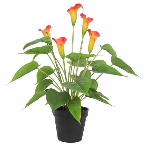 Artificial Flowering & Peace Lily Calla Lily Plant White