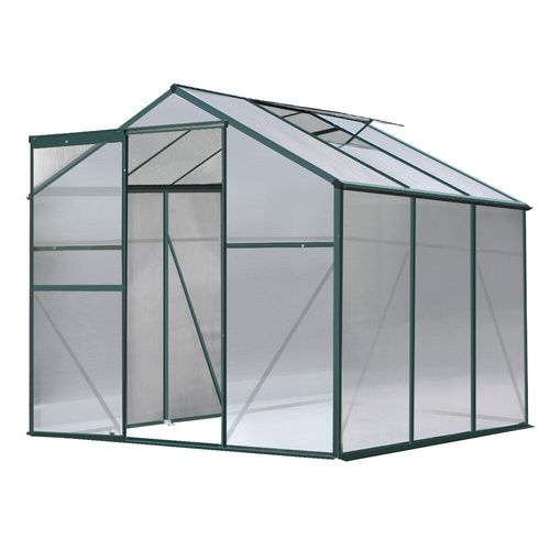 Greenhouse Aluminium Polycarbonate Green House Garden Shed Aluminium Greenhouse Range 2
