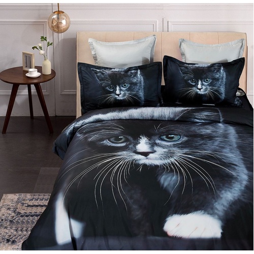 Cat Quilt Cover Set