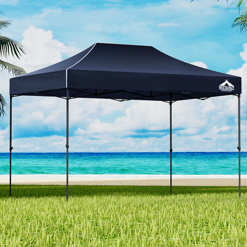 Gazebo Pop Up Marquee Folding Tent Camping 500D Oxford