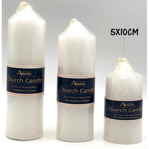 Bulk Church Candle White