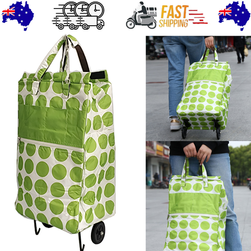 Shopping Trolley Cart Bag Foldable Wheels Carts Bags Market Luggage Basket
