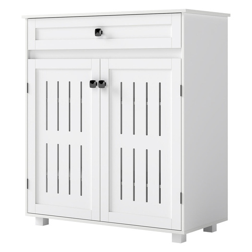Shoe Cabinet Door Storage Rack Cupboard White