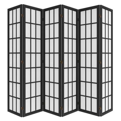 6 Panel Room Divider 170cm Freestanding Screen 3-Panel Room Divider