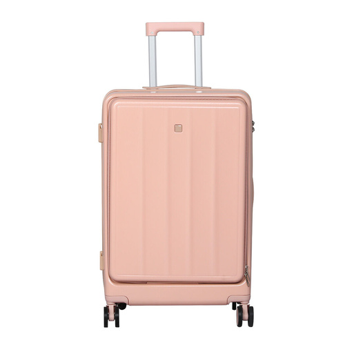 Slimbridge Luggage Trolley Travel Hard Pink