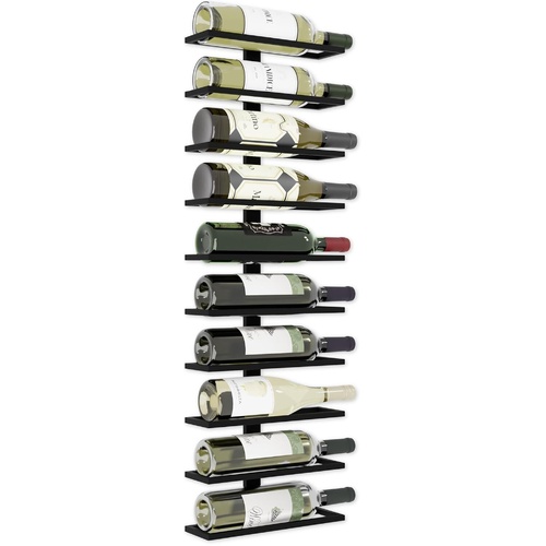 Carla HOME Metal Wall Mount Wine Rack Wine Bottles Liquor