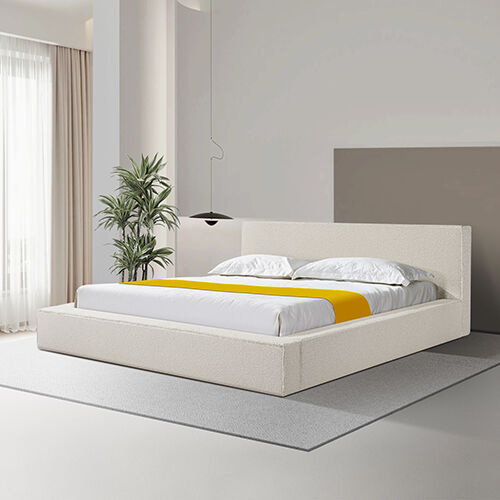 Ralph Bed Frame Fabric Upholstery in KD slat