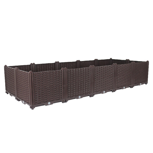 Elevated Raised Garden Bed Plants Vegetable Herb Flower Outdoor Plastic Planter Box Elevated Garden Beds