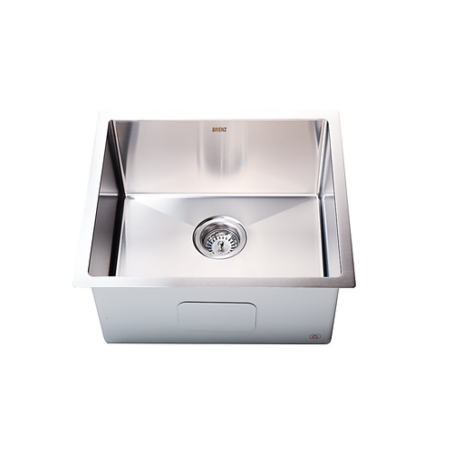 Handmade Stainless Steel Undermount Topmount Kitchen Laundry Sink with Waste Single Bowl Kitchen Sinks
