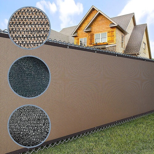 2m Fence Windscreen Privacy Screen Shade Cover Fabric Mesh Garden