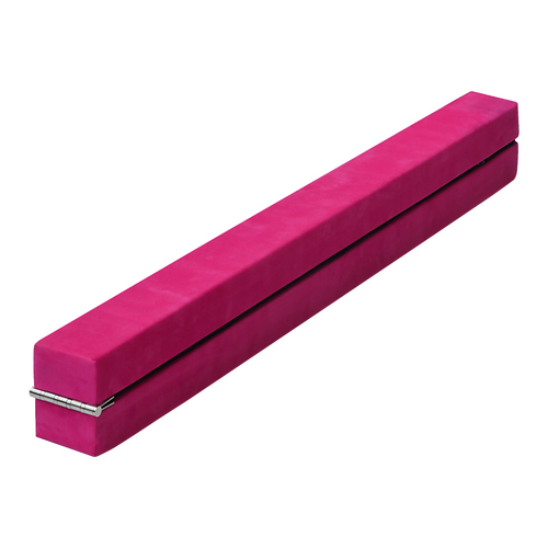 2.2m Gymnastics Folding Balance Beam Synthetic Suede