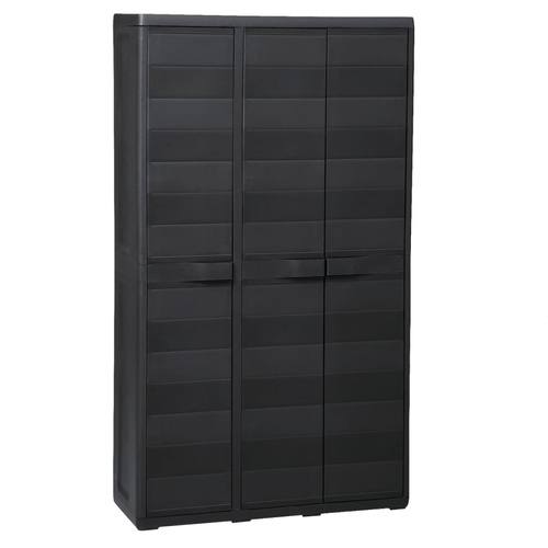 Garden Storage Cabinet Black