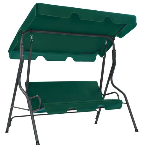 Garden Swing Bench 170 by 110 by 153 cm Fabric