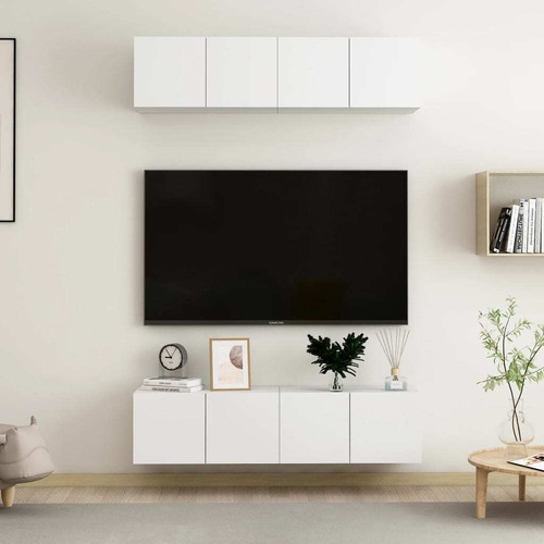Dearborn TV Cabinets 4 pcs Engineered Wood