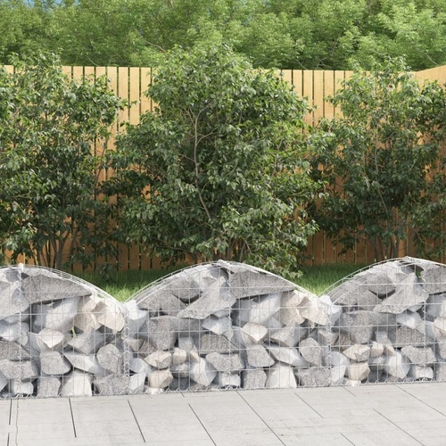 Arched Gabion Basket Galvanised Iron Gabion Garden Beds Range 3