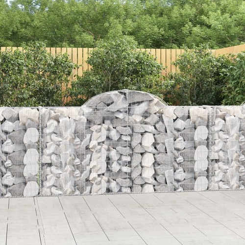 Arched Gabion Basket Galvanised Iron Gabion Garden Beds
