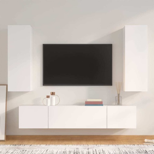Greymouth 4 Piece TV Cabinet Set Engineered Wood