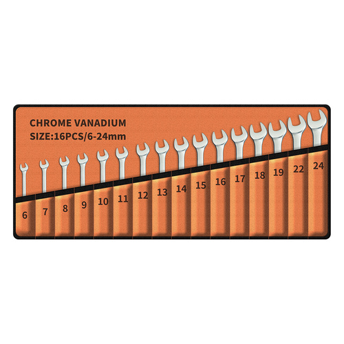  16 PCS Ratchet Spanner Set