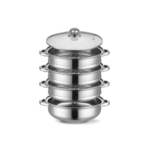  Stainless Steel Steamer Meat Vegetable