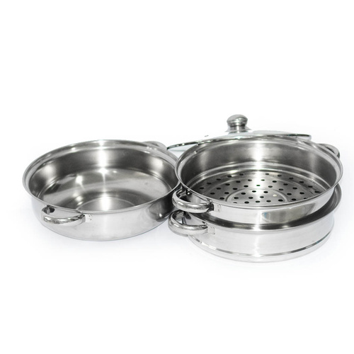  Stainless Steel Steamer Meat Vegetable