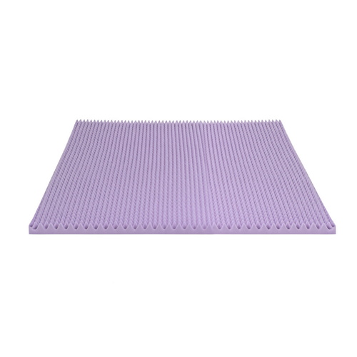 Giselle 5cm Memory Foam Mattress Topper Lavender Infused Egg Crate Pad Mat Double