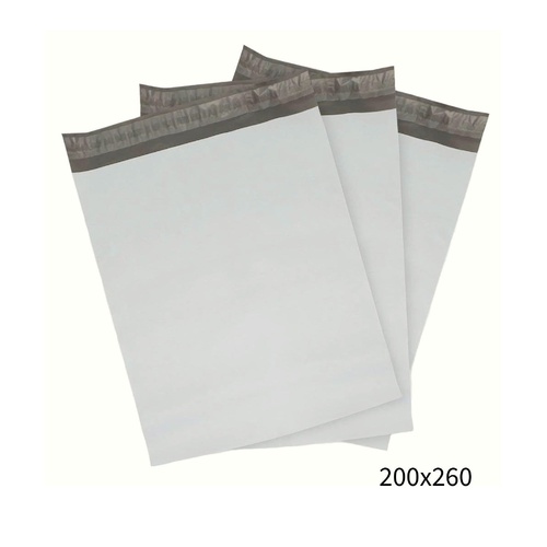 200x260mm White Poly Mailer  Self-Sealing Shipping Bag 1000 Pack