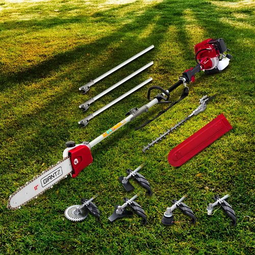 40CC Pole Chainsaw Hedge Trimmer Brush Cutter Whipper Saw 4-Stroke 7-in-1