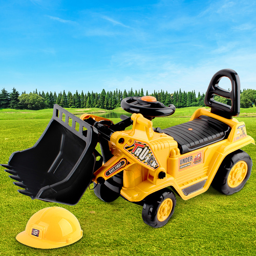 Ride On Car Toys Kids Excavator Bulldozer Sandpit Digger Car Pretend Play