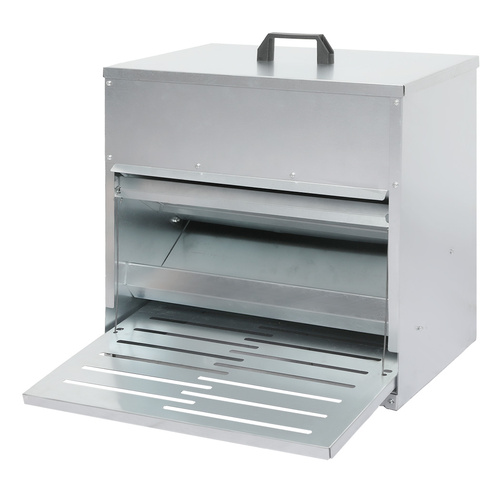 PaWz 10KG Auto Chicken Feeder Dispenser Galvanised Steel
