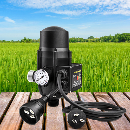 Adjustable Automatic Electronic Water Pump Controller - Black