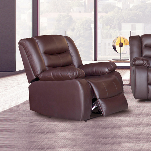 Fantasy Recliner Pu Leather 1R Brown