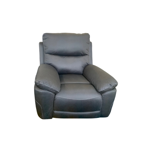 1RR+2RR+3RR Finest Fabric Electric Recliner Feature Multi Positions Ultra Cushioned USB Outlets in Charcoal Colour