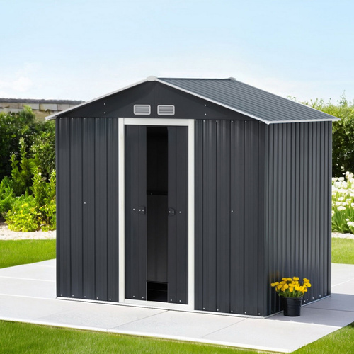 Giantz Garden Shed Outdoor Storage 2.15x1.3M Tool Workshop House Shelter Sliding Door