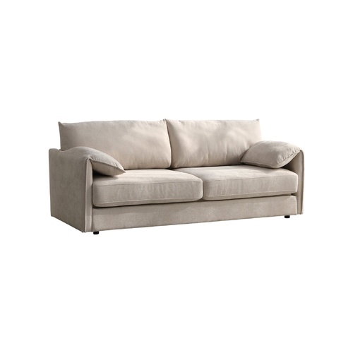 3 Seater Multifunctional Sofa Bed Fabric Upholstery New Foam Pocket Spring
