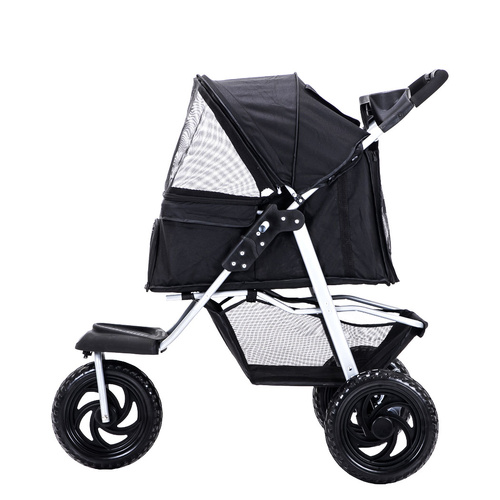  Pet Stroller Pram Dog Carrier Trailer